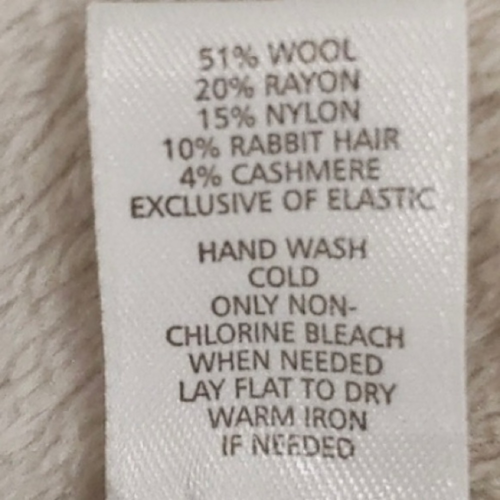 EUC-ANN TAYLOR LOFT SOFT CASHMERE BLEND CARDIGAN SWEATER, PALE BLUSH SIZE SMALL - Picture 7 of 7